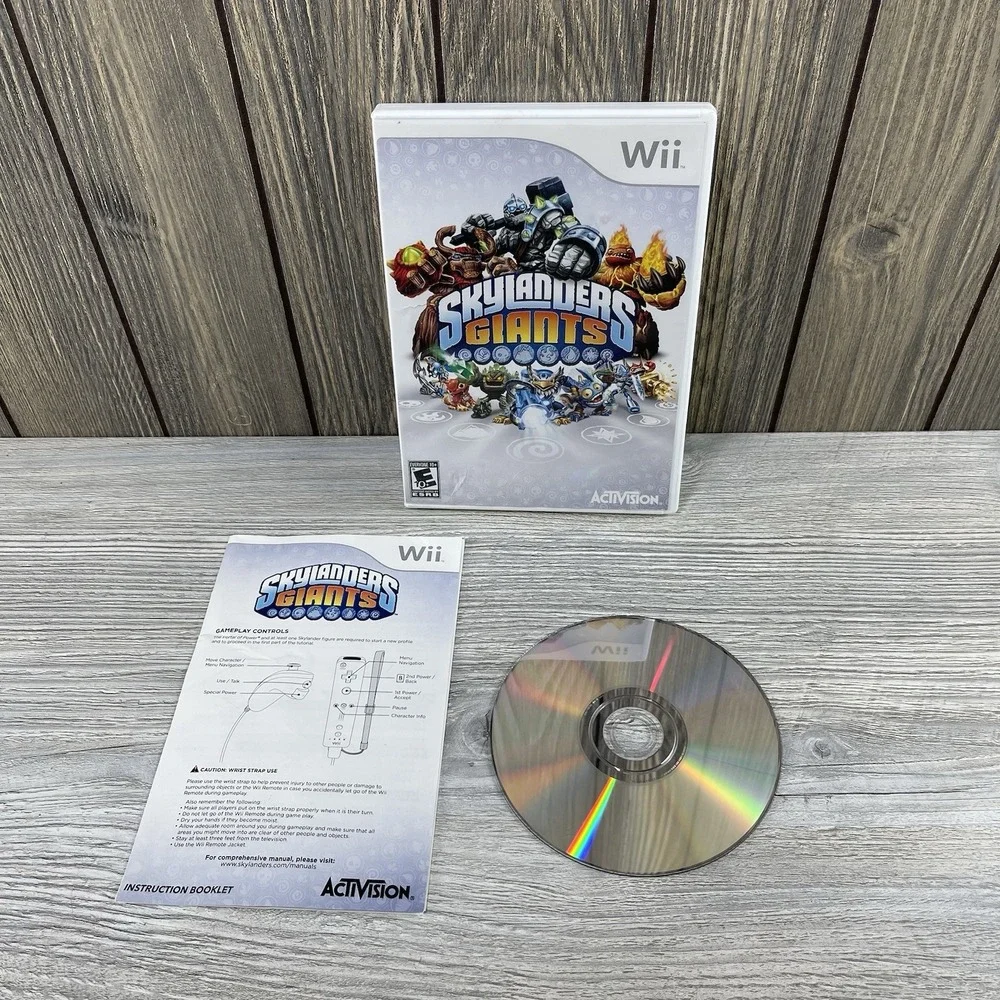 Skylanders Giants (Nintendo Wii, 2012) Tested Working